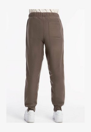 Carhartt WIP AMERICAN SCRIPT JOGGING - Tracksuit bottoms - brąz