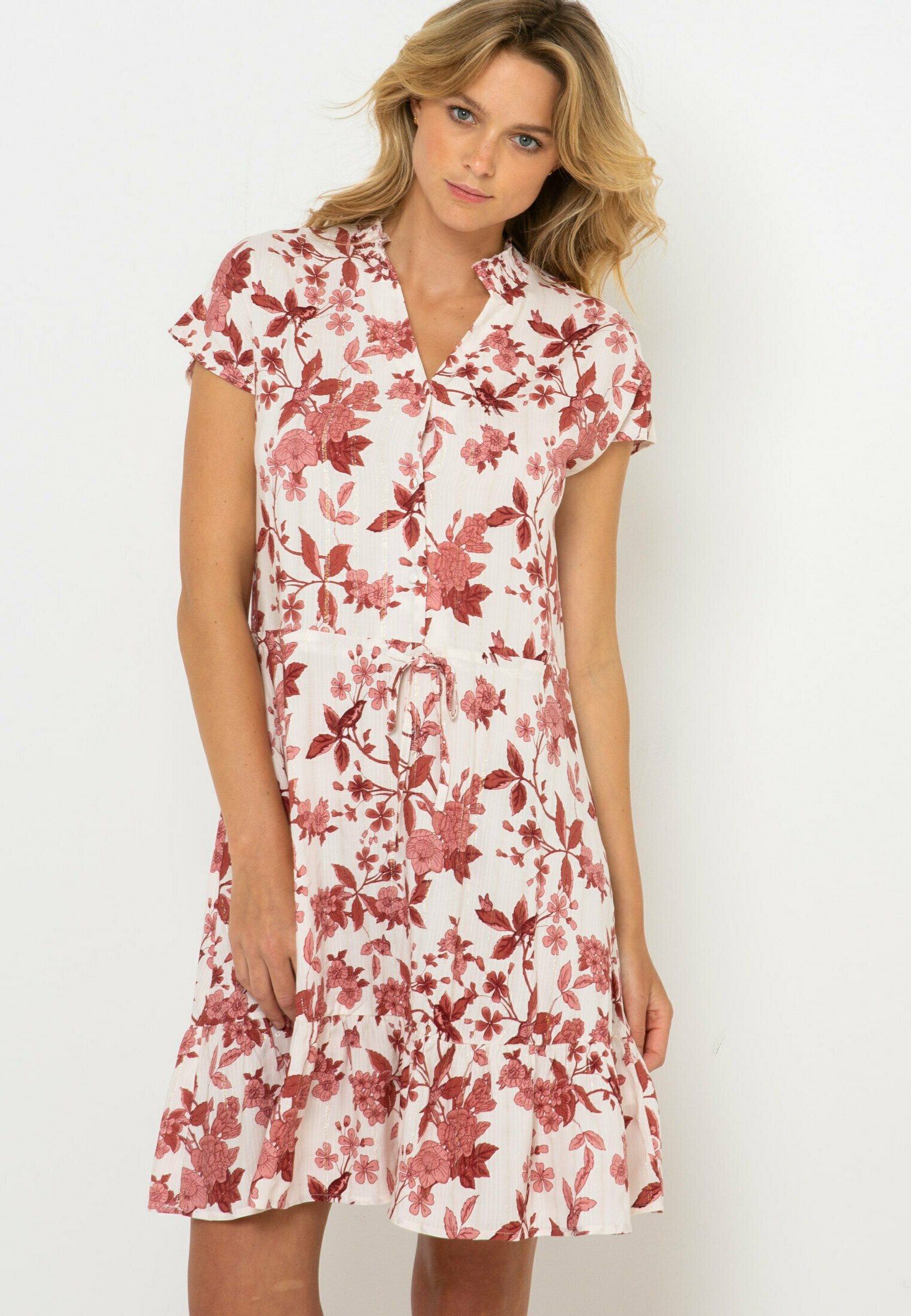 Camaieu FLEURIE - Robe chemise - off-white/blanc - ZALANDO.FR