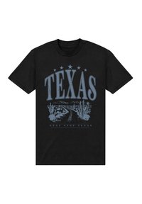 Henry Tiger NEXT STOP TEXAS - Camiseta estampada - black