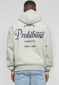 PROHIBITED GARMENT - Jersey con capucha - greymelange