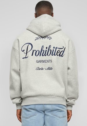 PROHIBITED GARMENT - Hoodie - greymelange