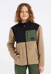 Protest PRTHERON JR - Fleecejas - bamboobeige   bamboobeige   thyme