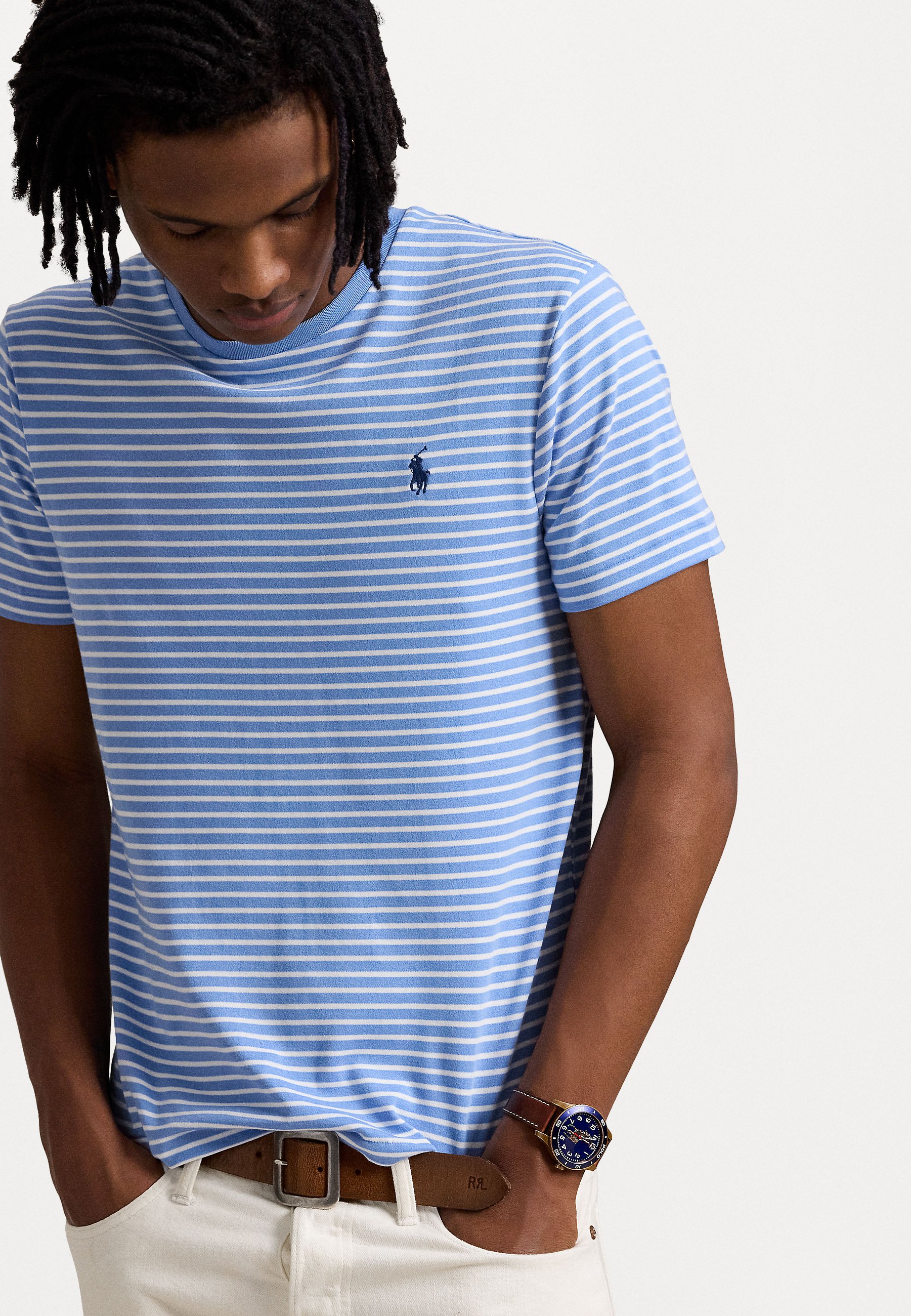 Hac.18様　ラルフローレン　Tシャツ Polo Ralph Lauren T-Shirt 710671438186 Biały Slim Fit