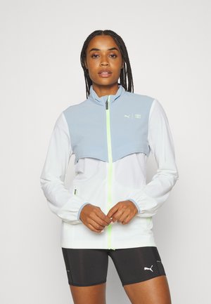 JACKET - Giacca da running - white/blue wash