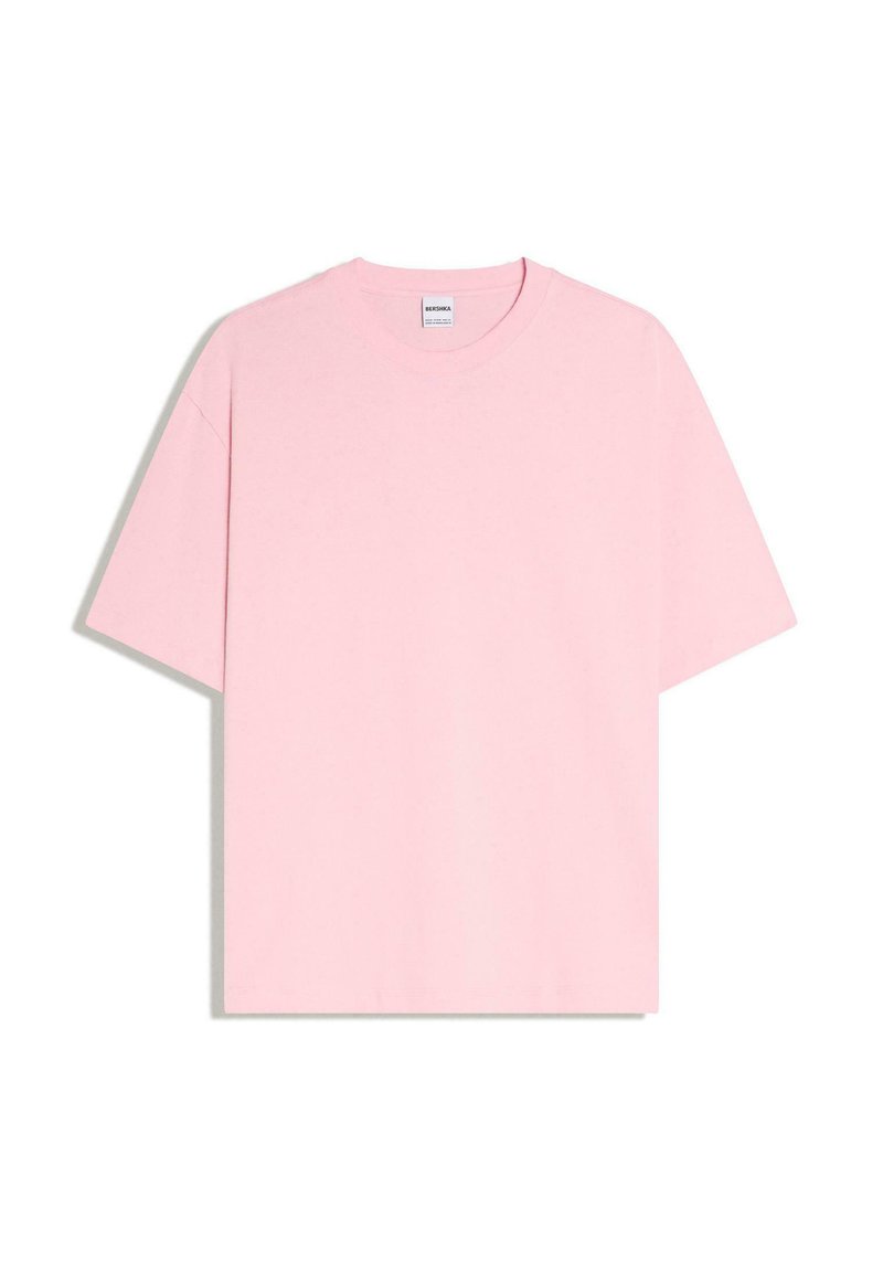 Bershka BOXY SHORT SLEEVE - T-SHIRT 00077443 - T-shirt basic - light ...