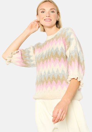 LolaLiza, WITH ZIGZAG PATTERN - Trui - lt pink