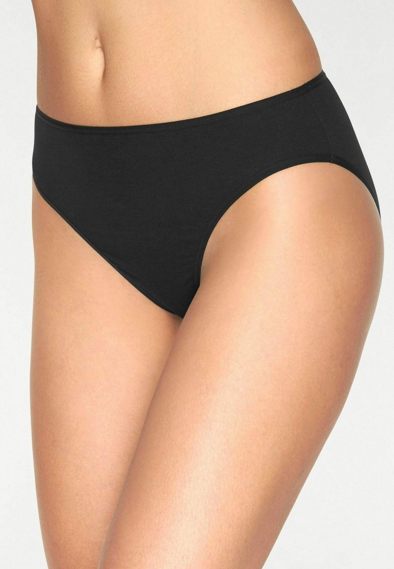 LASCANA PETITE FLEUR BY LASCANA 10 PACK - Kalhotky - schwarz