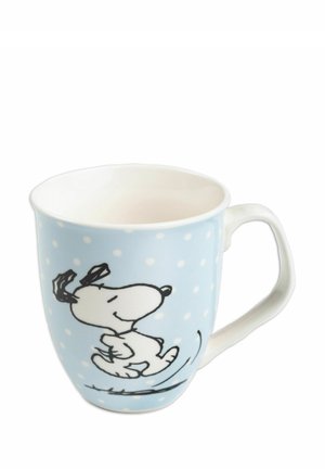 THE PEANUTS SNOOPY TASSE MIT PUNKTEN KAFFEETASSE BECHER  - Drink bottle - blau
