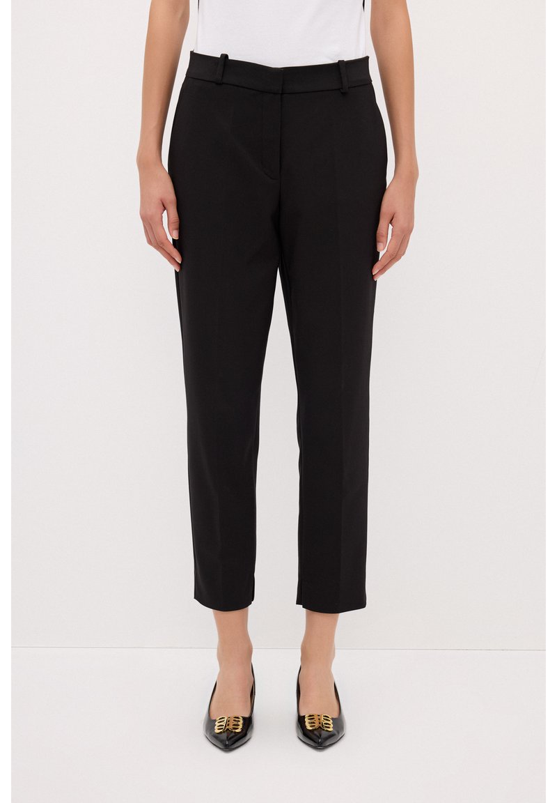 adL WITH SLITS AND POCKETS - Kalhoty - black