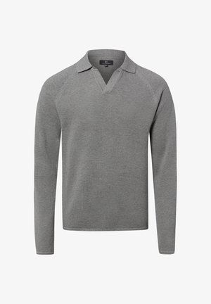 Nils Sundström, NILS SUNDSTRÖM PULLOVER - Polo - hellgrau