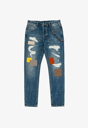 Gianni Lupo, Jeans Tapered Fit - blu denim