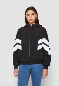 Urban Classics Bluză de trening - black/white