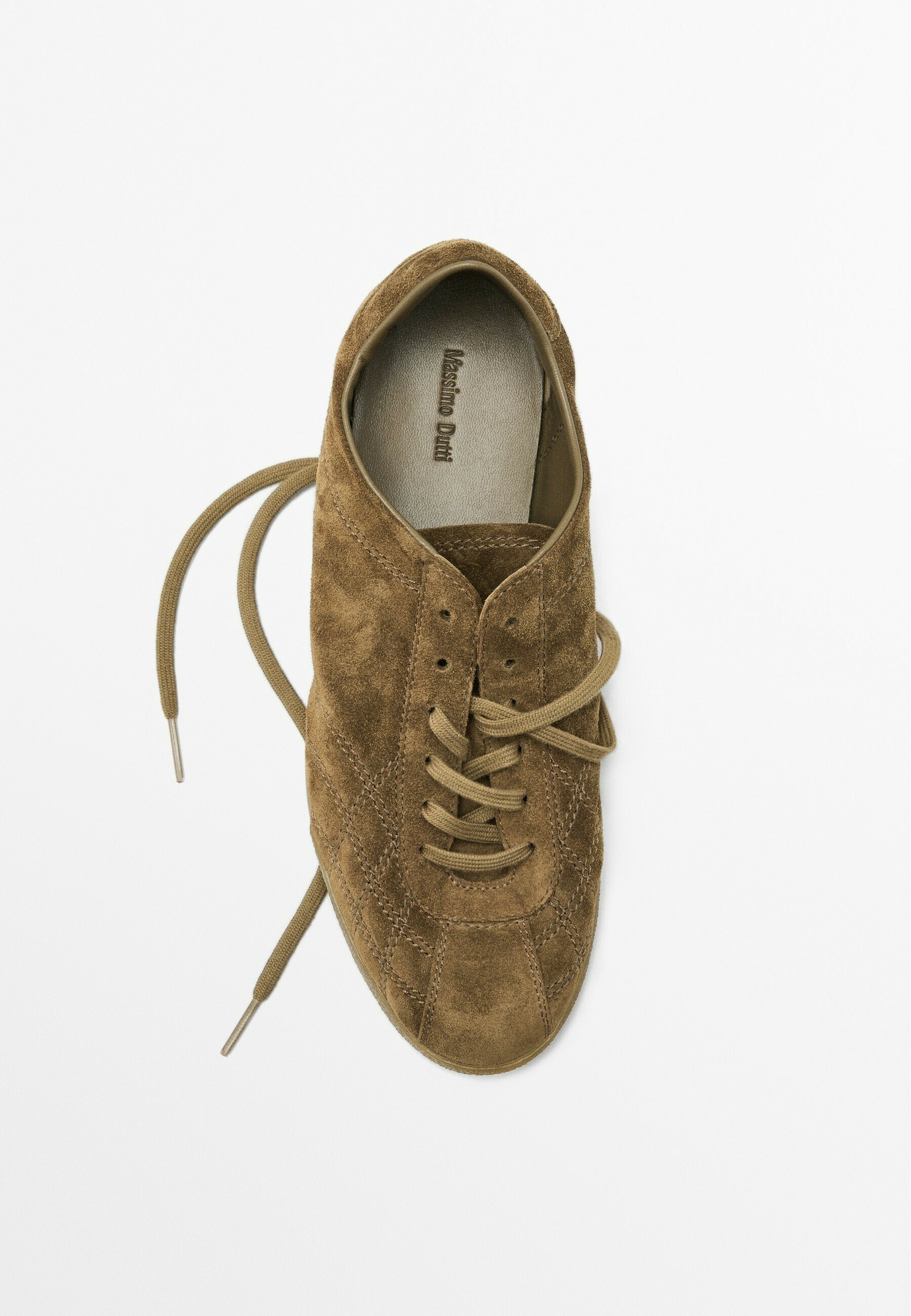 ☆日本未入荷*Massimo Dutti*本革スエードスニーカー/CAMEL☆ Massimo Dutti Trainers - camel - Zalando.co.uk