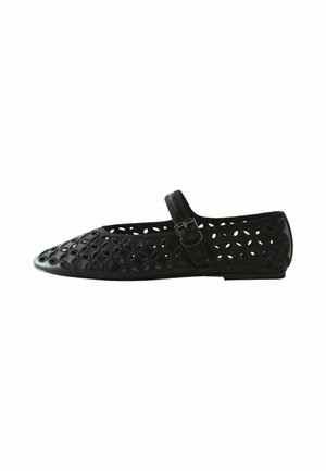Next, REGULAR FIT - FOREVER COMFORT® BRODERIE MARY JANE FLATS  . - Ankle strap ballerina shoes - black