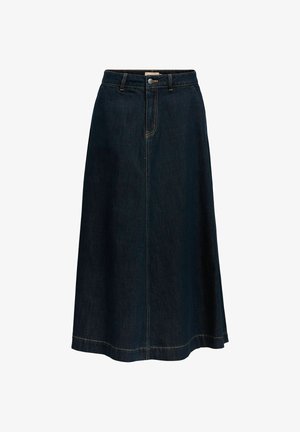 Object, MAXI SKIRT DENIM - Denimnederdele - dark blue denim