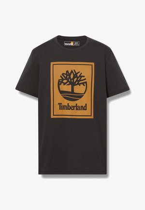 SHORT SLEEVE TEE - Triko s potiskem - black wheat boot