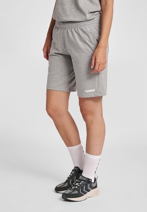 Hummel HMLGO BERMUDA - Korte sportsbukser - grey melange