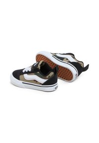 Vans KNU SKOOL ELASTIC LACE - Lauflernschuh - black/green