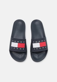Tommy Jeans FLAG POOL - Badsandal - dark night navy