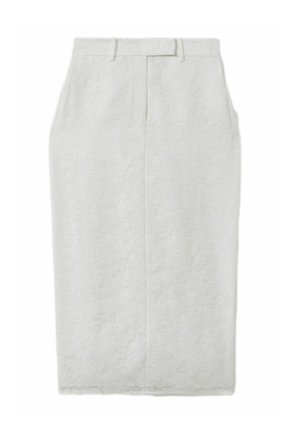 REGULAR FIT - DENVA BURNOUT FLORAL MIDI  - Pennkjol - ivory