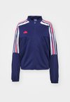 TIRO CUT 3-STRIPES TRACK - Jaka ar rāvējslēdzēju - team navy blue/white