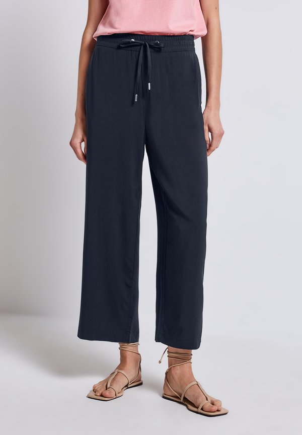 WIDE LEG - Stoffhose - blau