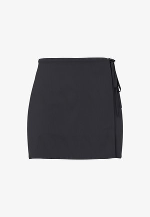 Pieces, PCBOSELLA MW WRAP SKIRT NOOS BC - Φούστα παρεό - black