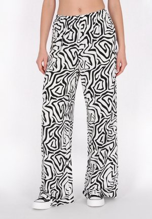 Pantaloni - white black