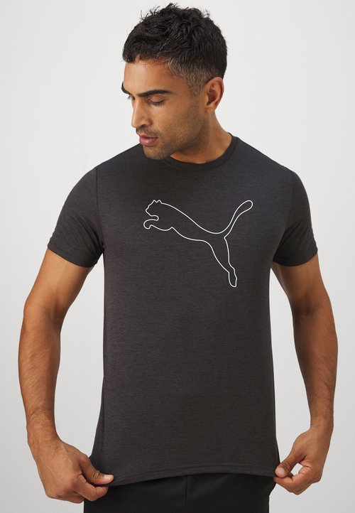 PUMA TAD ESSENTIAL - Sports T-shirt - black heather — foto 5
