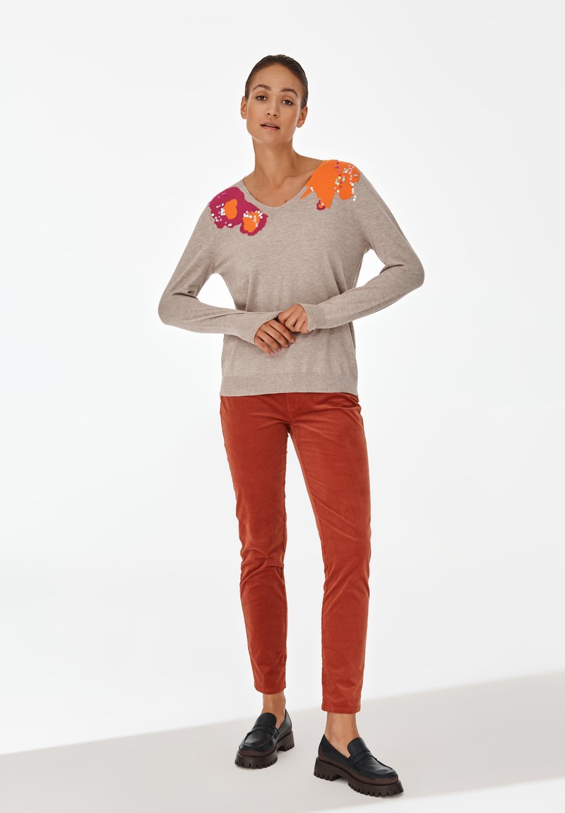 Damen Strickjacken | TATUUM TAKI Strickpullover beige melange/beige-meliert - LE31870 Damen Strickjacken | TATUUM TAKI Strickpullover beige melange/beige-meliert - LE31870