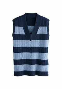 REGULAR FIT - Neule - navy blue stripe