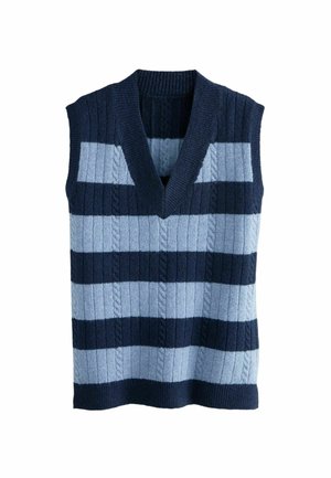 REGULAR FIT - Neule - navy blue stripe