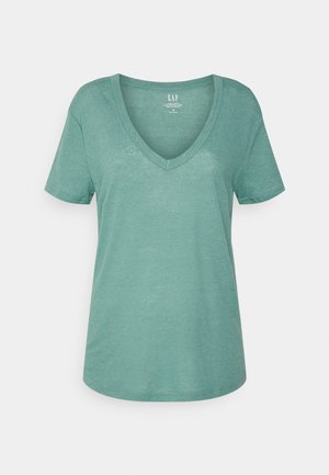 Print T-shirt - sagebrush green