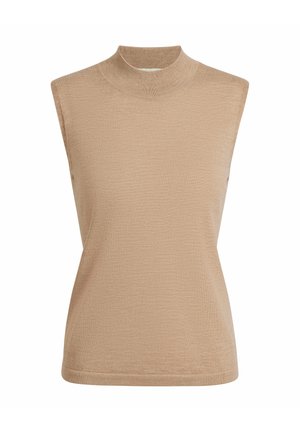 FALKE, BASIC APPAREL MOCK TOP - Top - camel