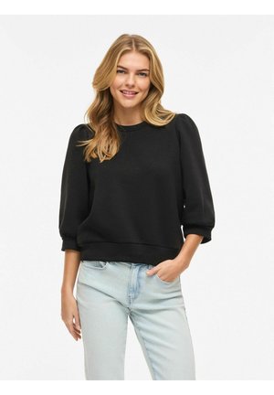 VIVERA 3/4-ARM - Športni pulover - black