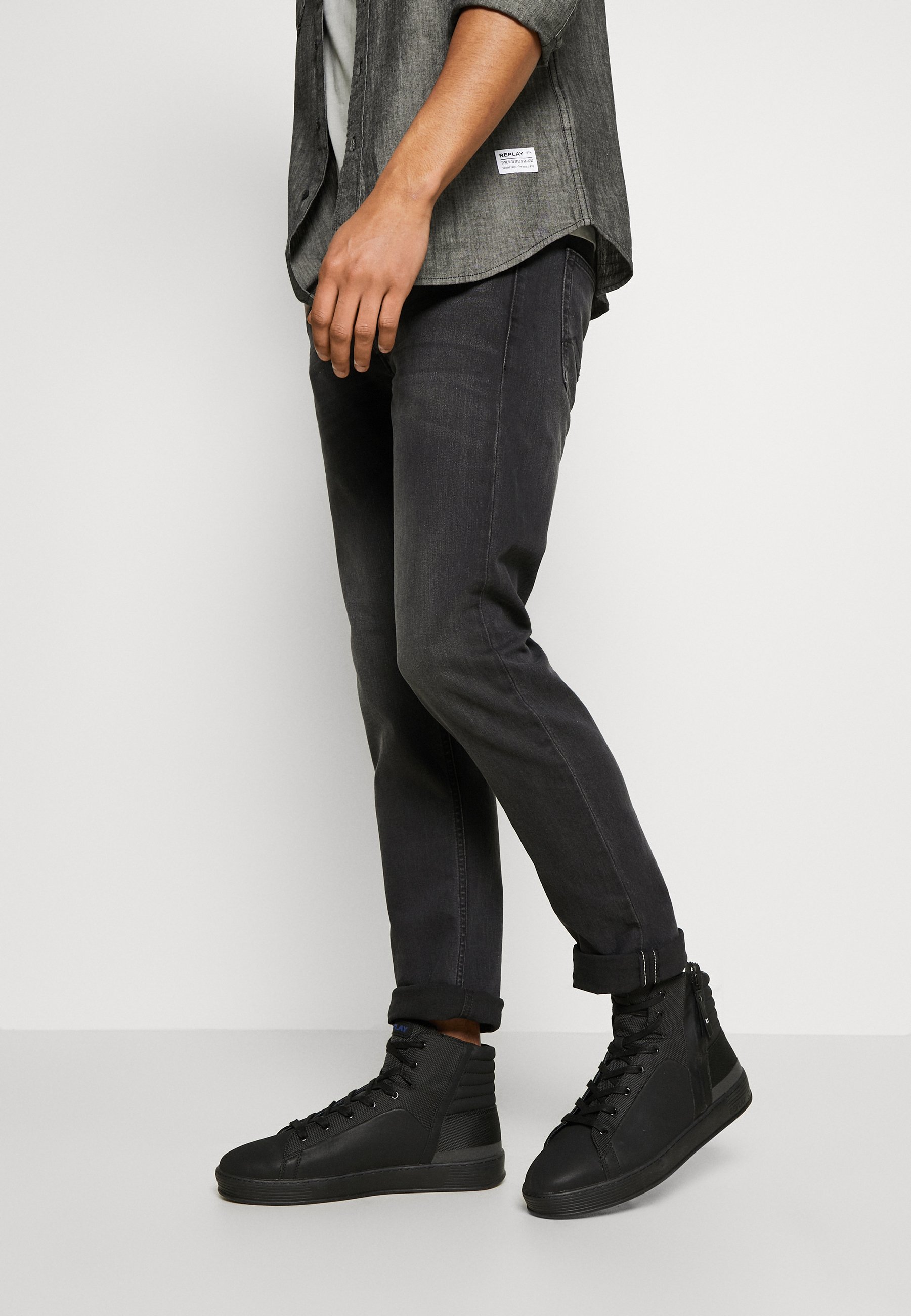 Replay CONGRESS - Sneakers hoog - black/Zwart - Zalando.nl