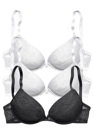 3 PACK - Push-up BH - xweiß xschwarz