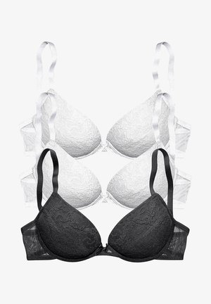 LASCANA 3 PACK - Soutien-gorge push-up - xweiß xschwarz