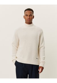 Les Deux GRADY WAFFLE MOCKNECK - Pulover - off-white