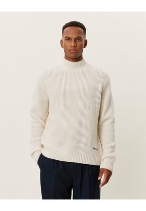 Les Deux GRADY WAFFLE MOCKNECK - Strikkegenser - off-white