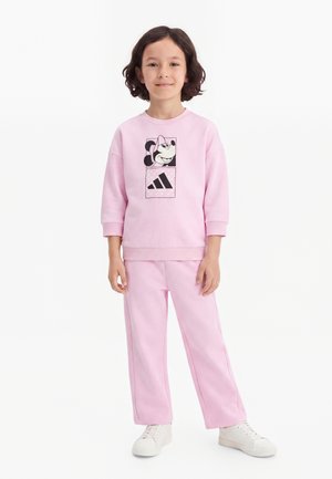 adidas Performance, INFANTS DISNEY MINNIE JOGGER  UNISEX SET - Παντελόνι φόρμας - clear pink/off white