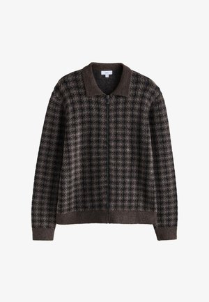 Next REGULAR FIT CHECK - Kofta - brown