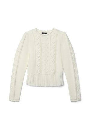 Calliope CON LAVORAZIONE - Maglione - bianco lana