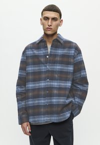 DOUBLE A BY W.W. COOPER - Shirt - bluefin check