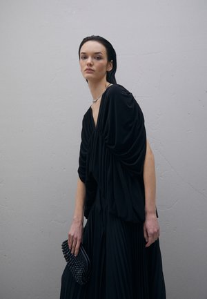 Norma Kamali TIERED - T-shirt imprimé - black