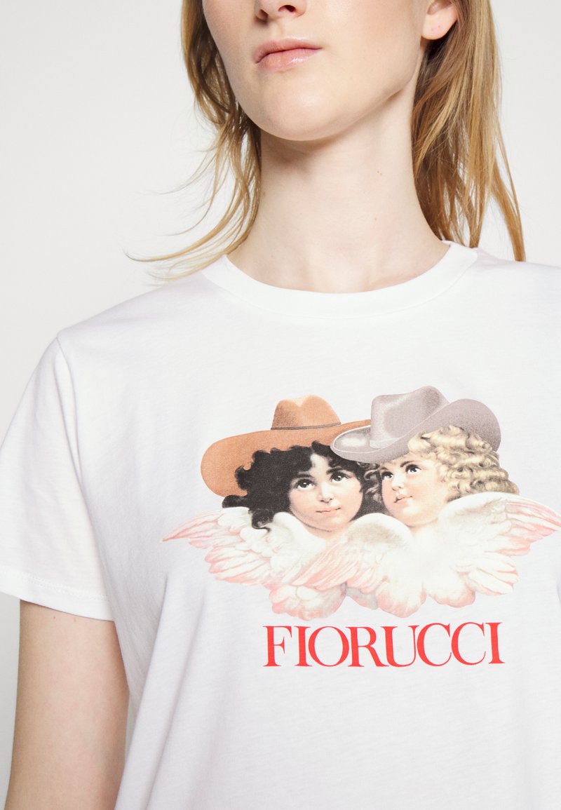 Damen Kleider | Fiorucci COWBOY ANGELS TEE T-Shirt print white/weiß - YP85794 Damen Kleider | Fiorucci COWBOY ANGELS TEE T-Shirt print white/weiß - YP85794