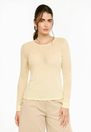 Liberté Essentiel, LIBERTÉ ESSENTIEL - Top s dlhým rukávom - yellow