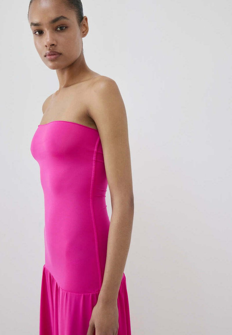 mango hot pink dress Mango | Dresses | Mango Hot Pink Midi Dress