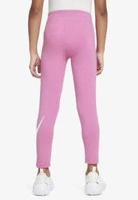Nike Sportswear CLUB HIGH RISE - Leggings - magic flamingo