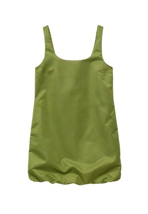 & OTHER STORIES, & OTHER STORIES SCULPTED DRAWSTRING MINI DRESS - Denné šaty - green